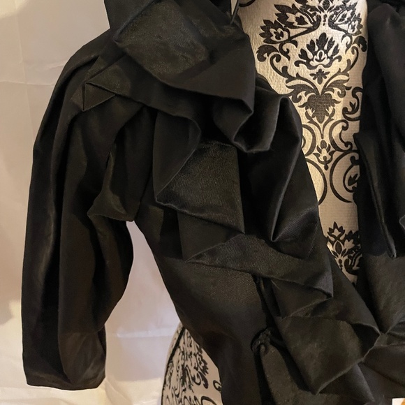 NWT! RYU For Anthropologie Ruffle Front Cardigan SMALL Cropped - Picture 3 of 13